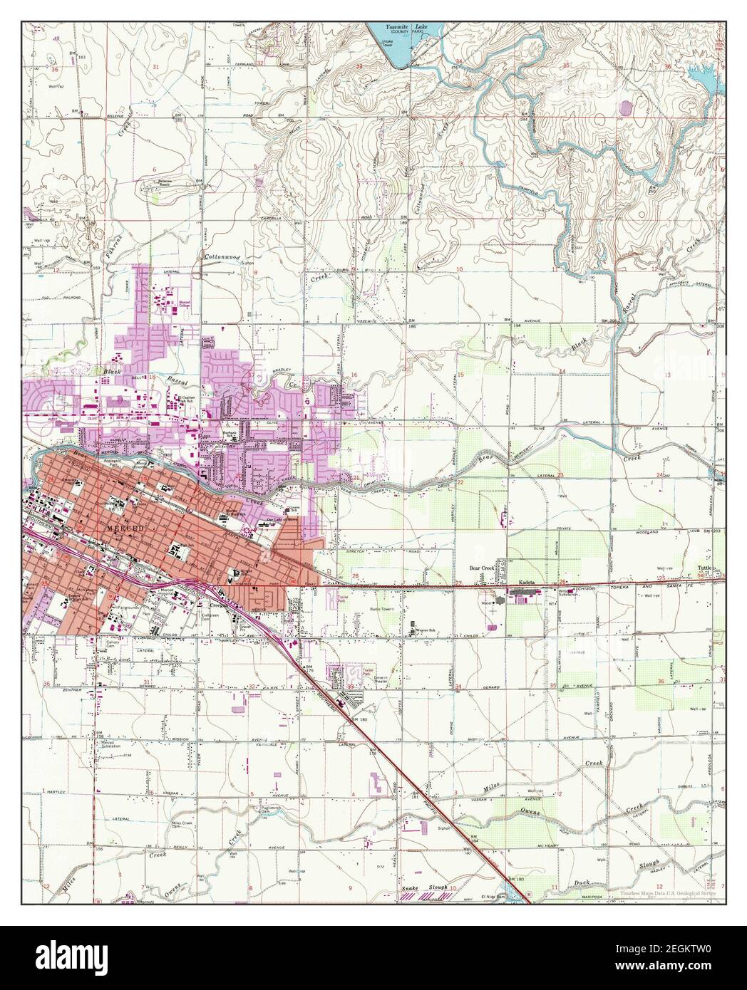 Map of merced hires stock photography and images Alamy