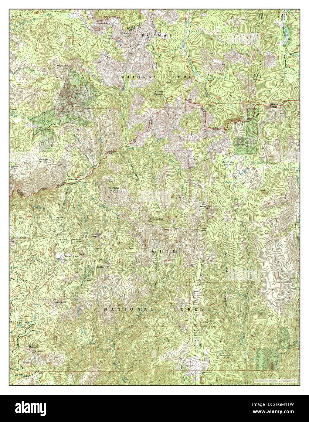 Mount Fillmore California map - Mount Fillmore California Map 2000 124000 United States Of America By Timeless Maps Data Us Geological Survey 2EGM1TW