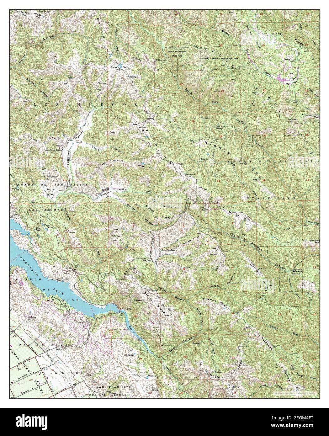 Mt Sizer, California, map 1955, 1:24000, United States of America by ...