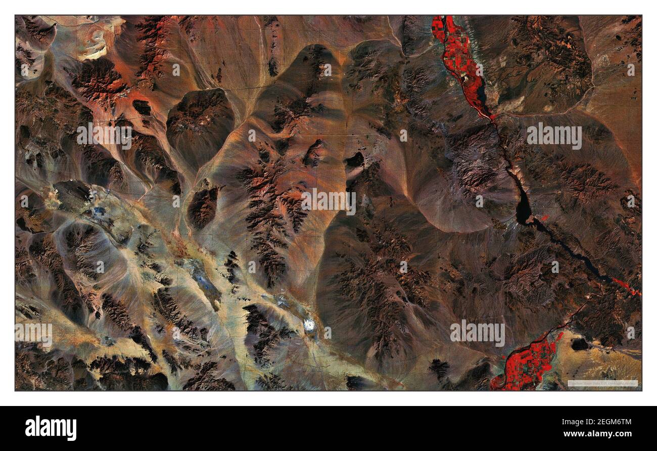 Needles, California, map 1981, 1250000, United States of America by