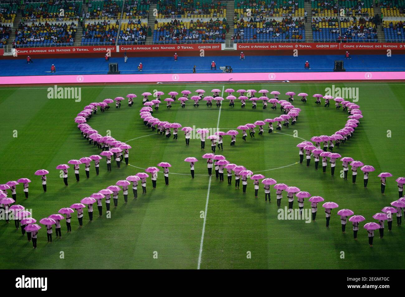 Football Soccer - African Cup of Nations - Final - Egypt v Cameroon - Stade  d'Angondjé - Libreville, Gabon - 5/2/17 General view of the closing  ceremony Reuters / Mike Hutchings Livepic Stock Photo - Alamy