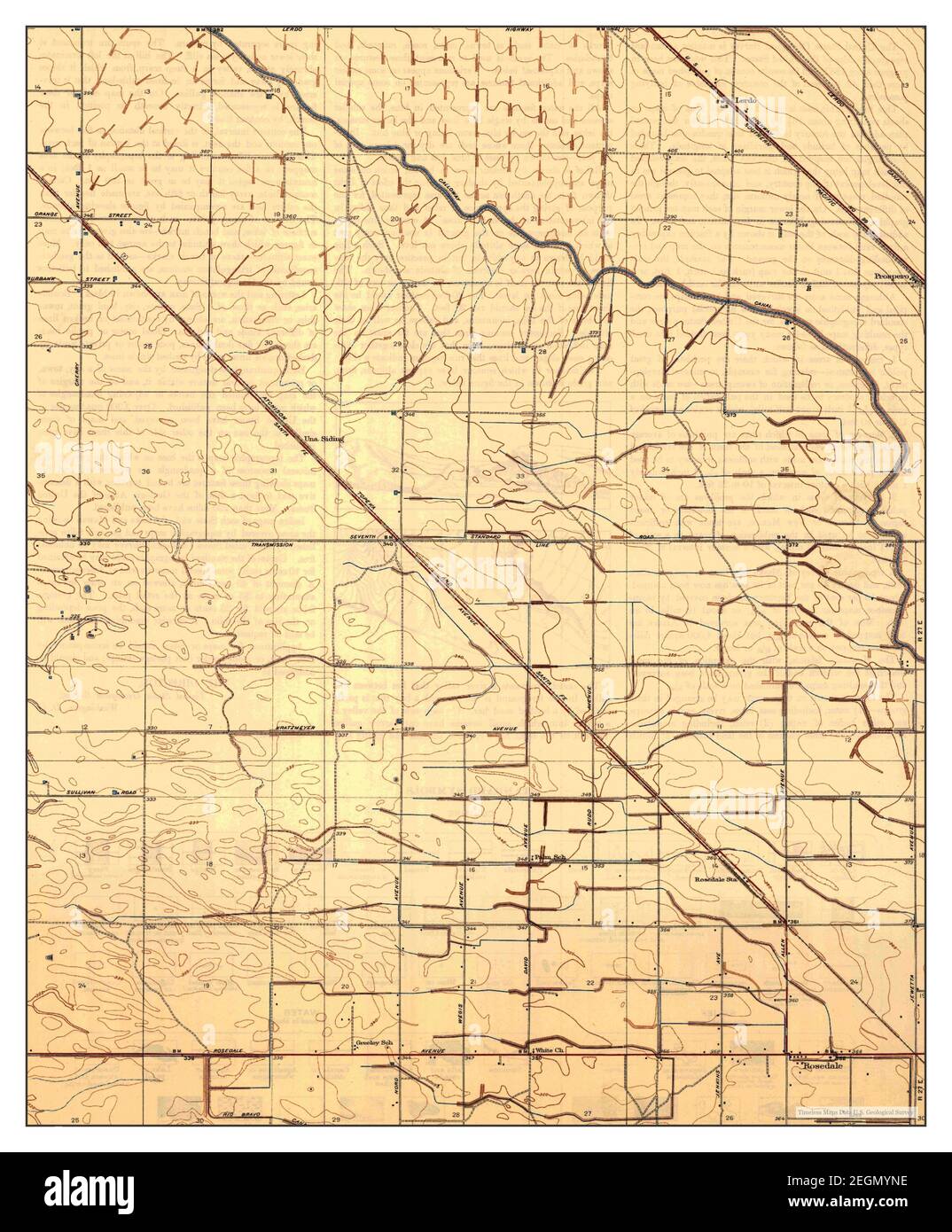 Map of rosedale hires stock photography and images Alamy