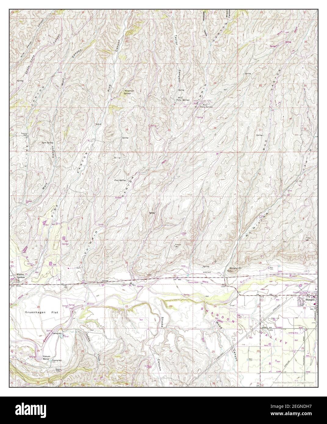 Shandon, California, map 1961, 124000, United States of America by Timeless Maps, data U.S