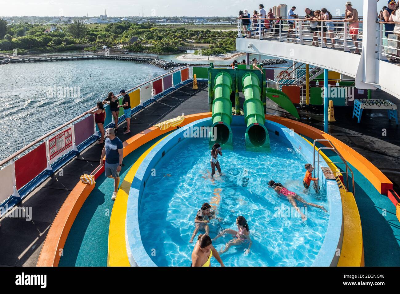 Grand Celebration Cruise from Bahamas Paradise Cruise Line, Palm Beach, USA  Stock Photo - Alamy