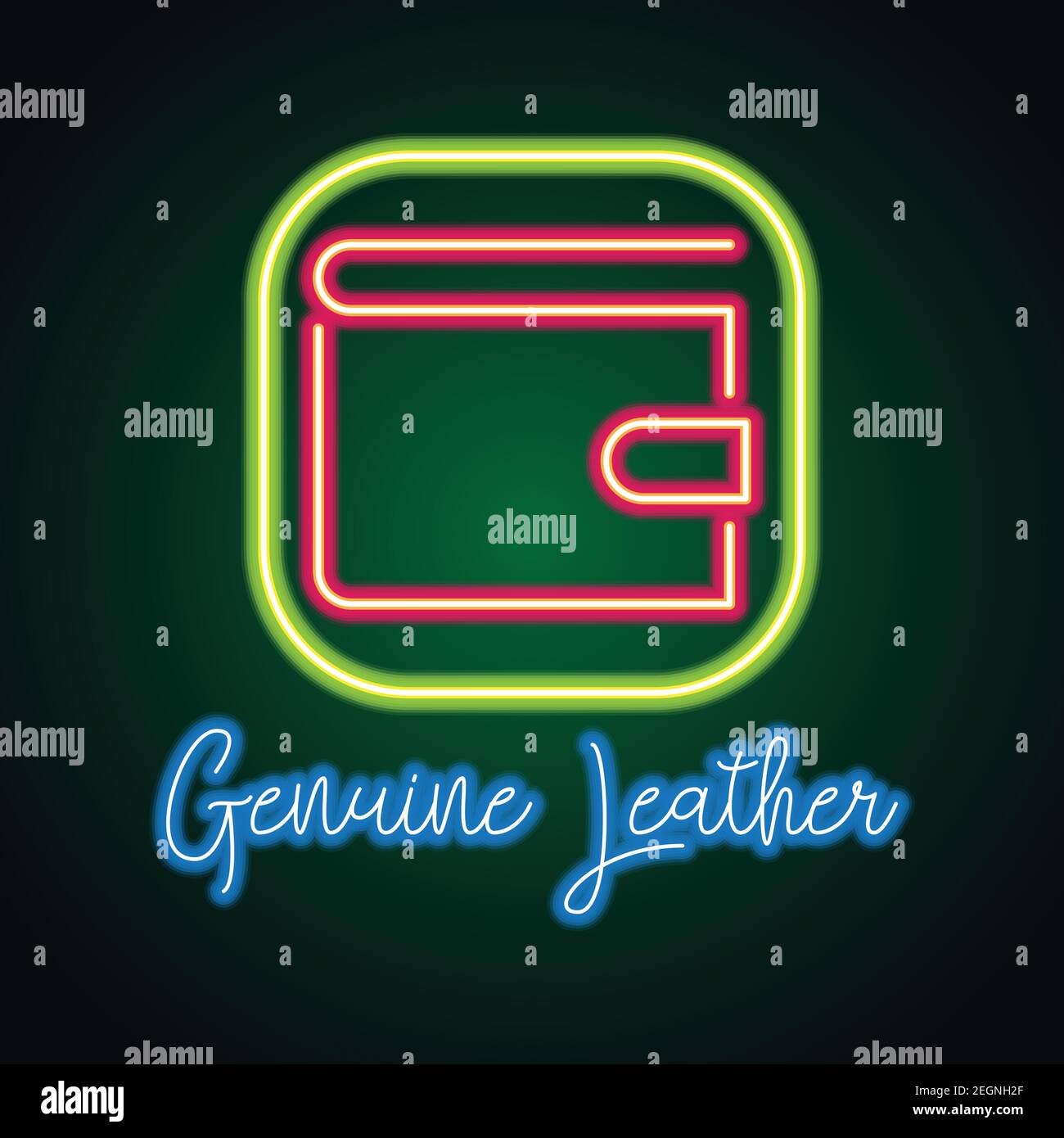 genuine leather neon sign for genuine leather leather store plank