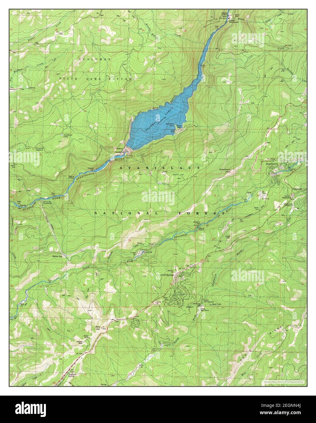 Strawberry, California, map 1979, 124000, United States of America by