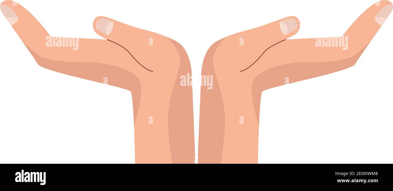 hands human lifting isolated icon vector illustration design Stock ...