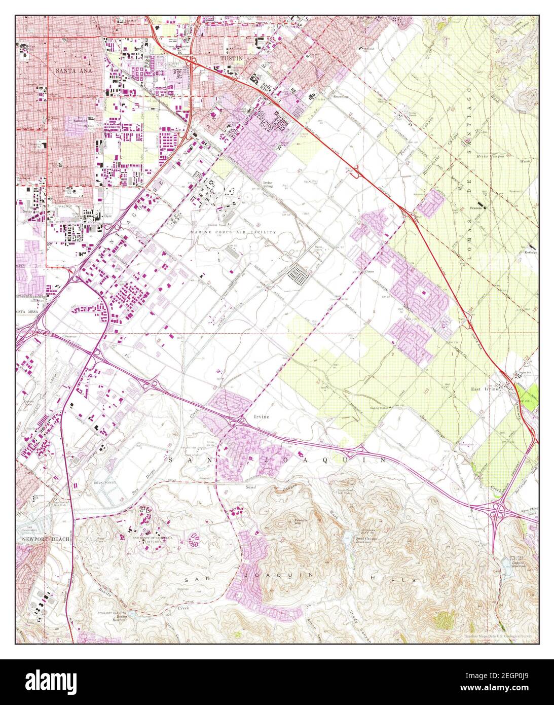 Tustin California map 1962 1 24000 - Tustin California Map 1962 124000 United States Of America By Timeless Maps Data Us Geological Survey 2EGP0J9