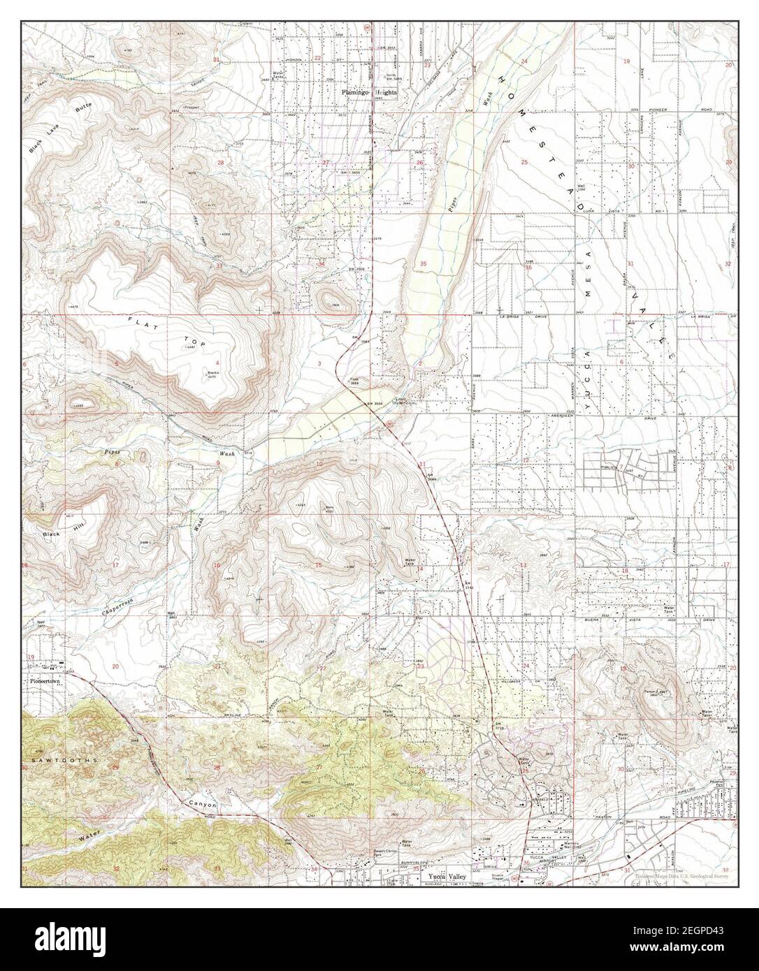 Yucca valley map hires stock photography and images Alamy
