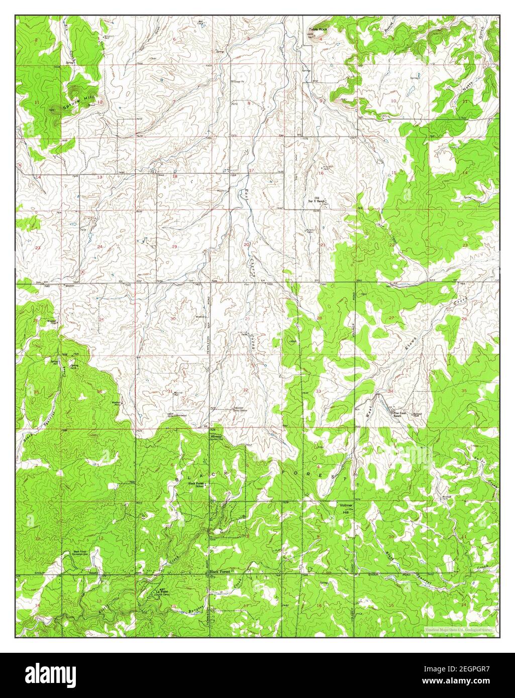 Black Forest Colorado Map Black Forest, Colorado, Map 1954, 1:24000, United States Of America By  Timeless Maps, Data U.s. Geological Survey Stock Photo - Alamy