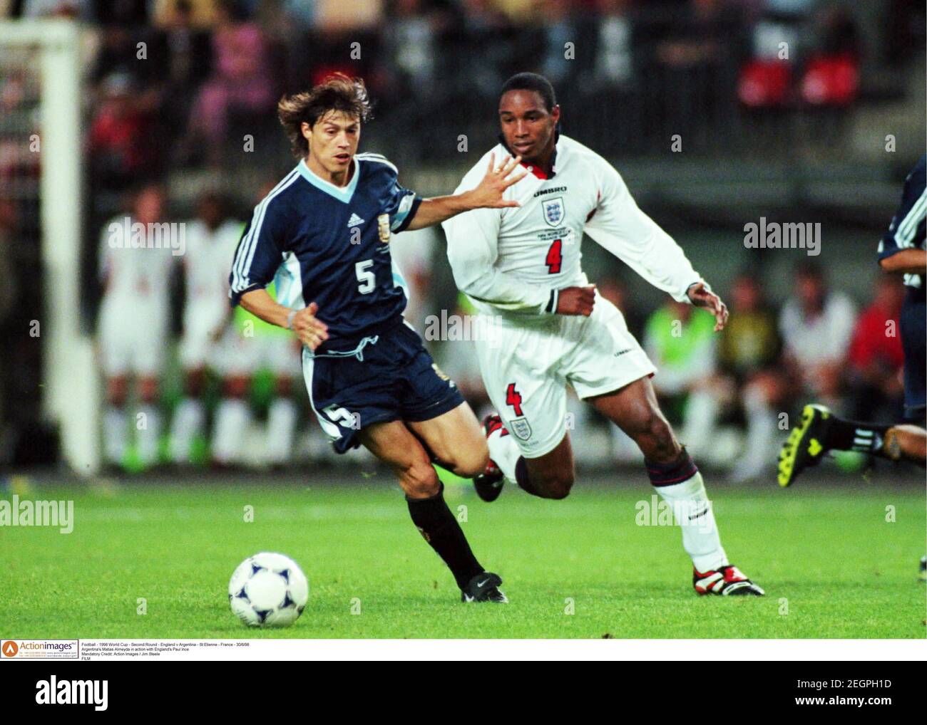 Football 1998 Fifa World Cup Second Round England V Argentina Stade Geoffroy Guichard Saint Etienne 30