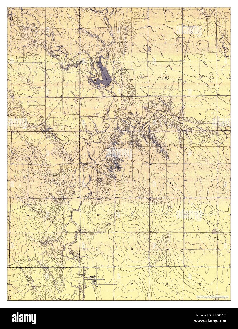 Briggsdale, Colorado, map 1972, 124000, United States of America by