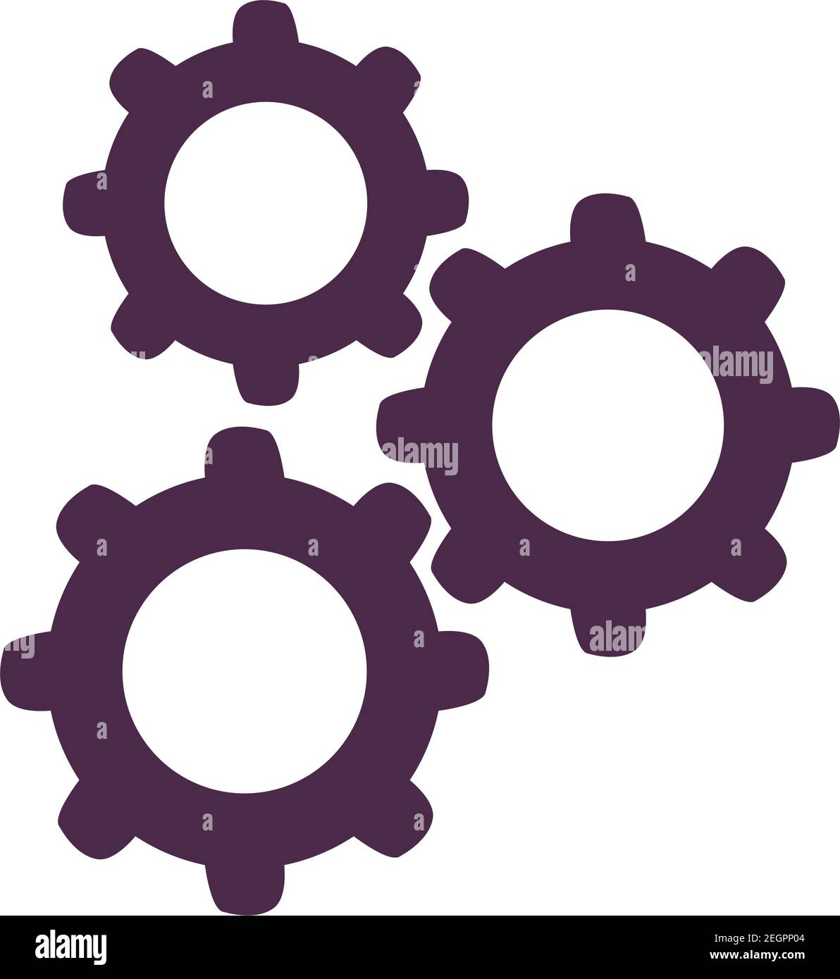Gears settings setup Stock Vector Images - Alamy