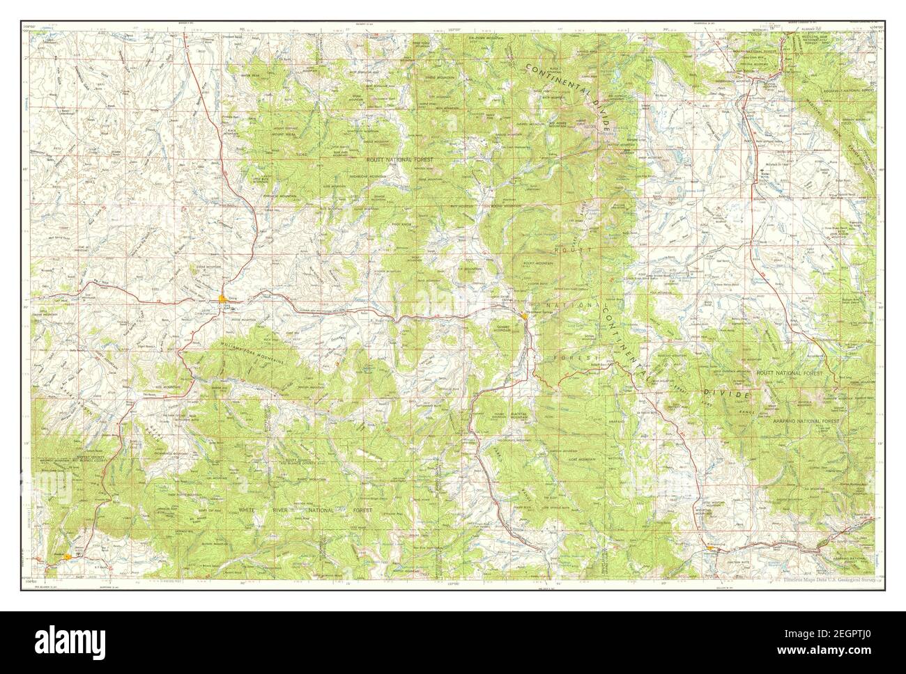 Craig colorado map hi-res stock photography and images - Alamy
