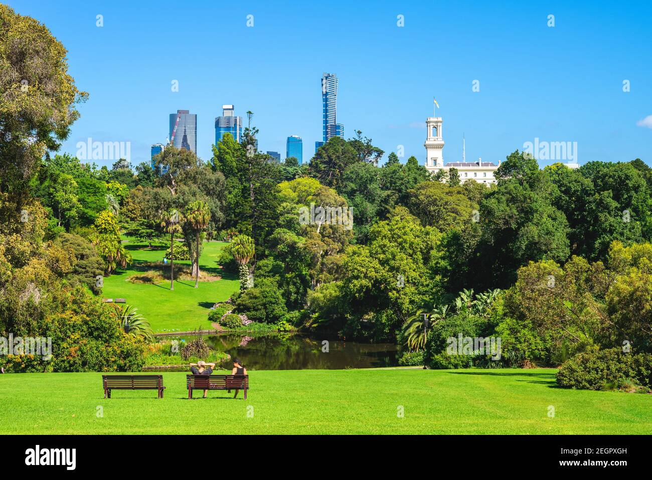 Royal botanic garden melbourne victoria hires stock photography and