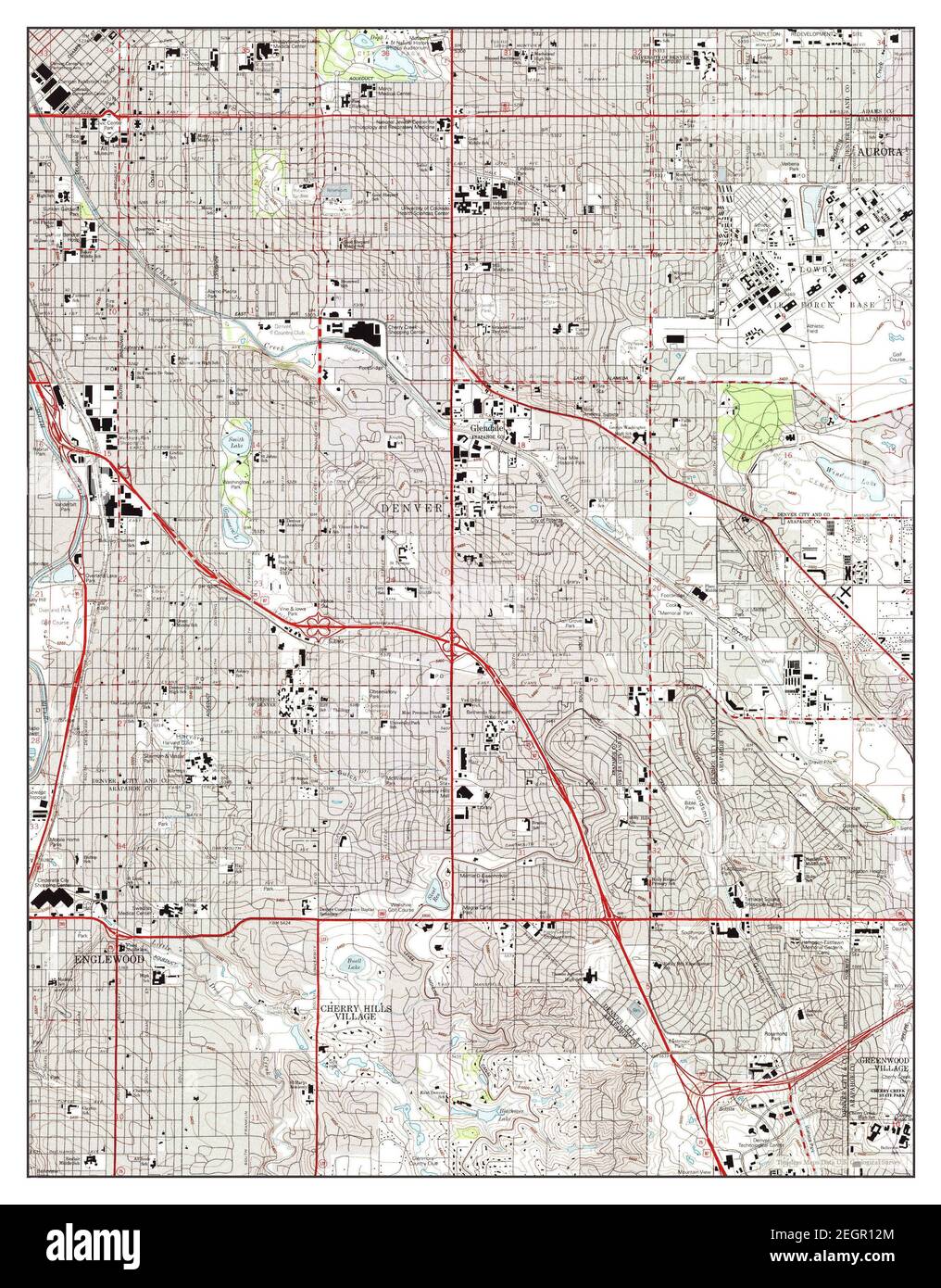 Englewood map Cut Out Stock Images & Pictures - Alamy