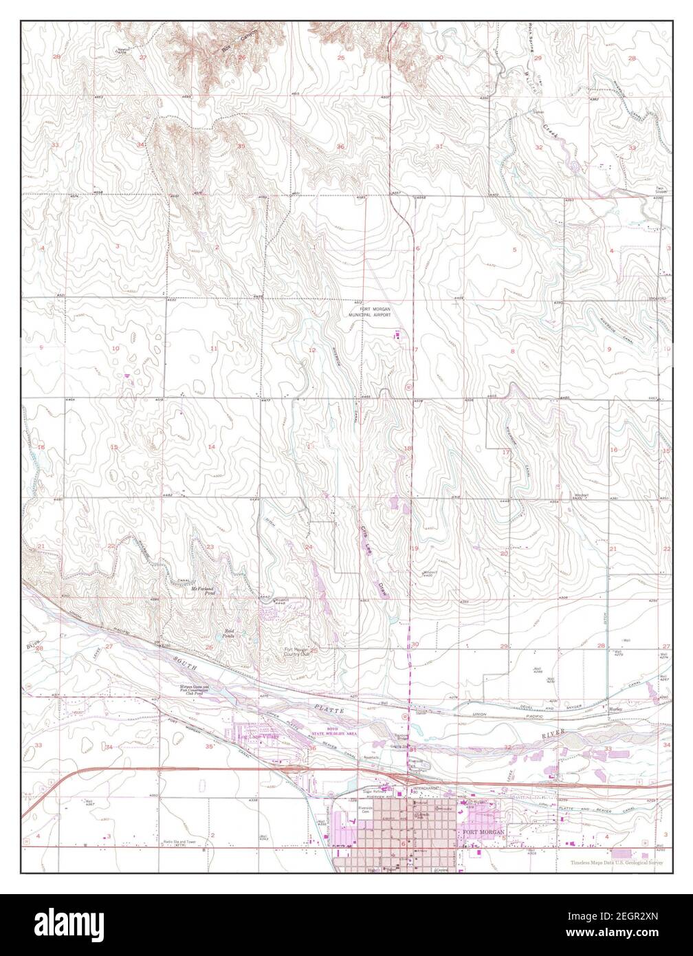 Map of fort hires stock photography and images Alamy