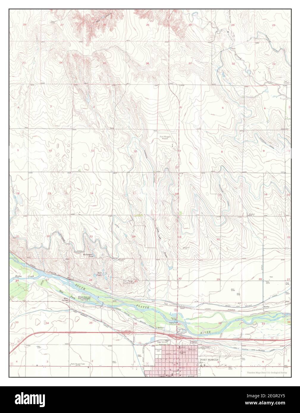 Fort colorado map hires stock photography and images Alamy