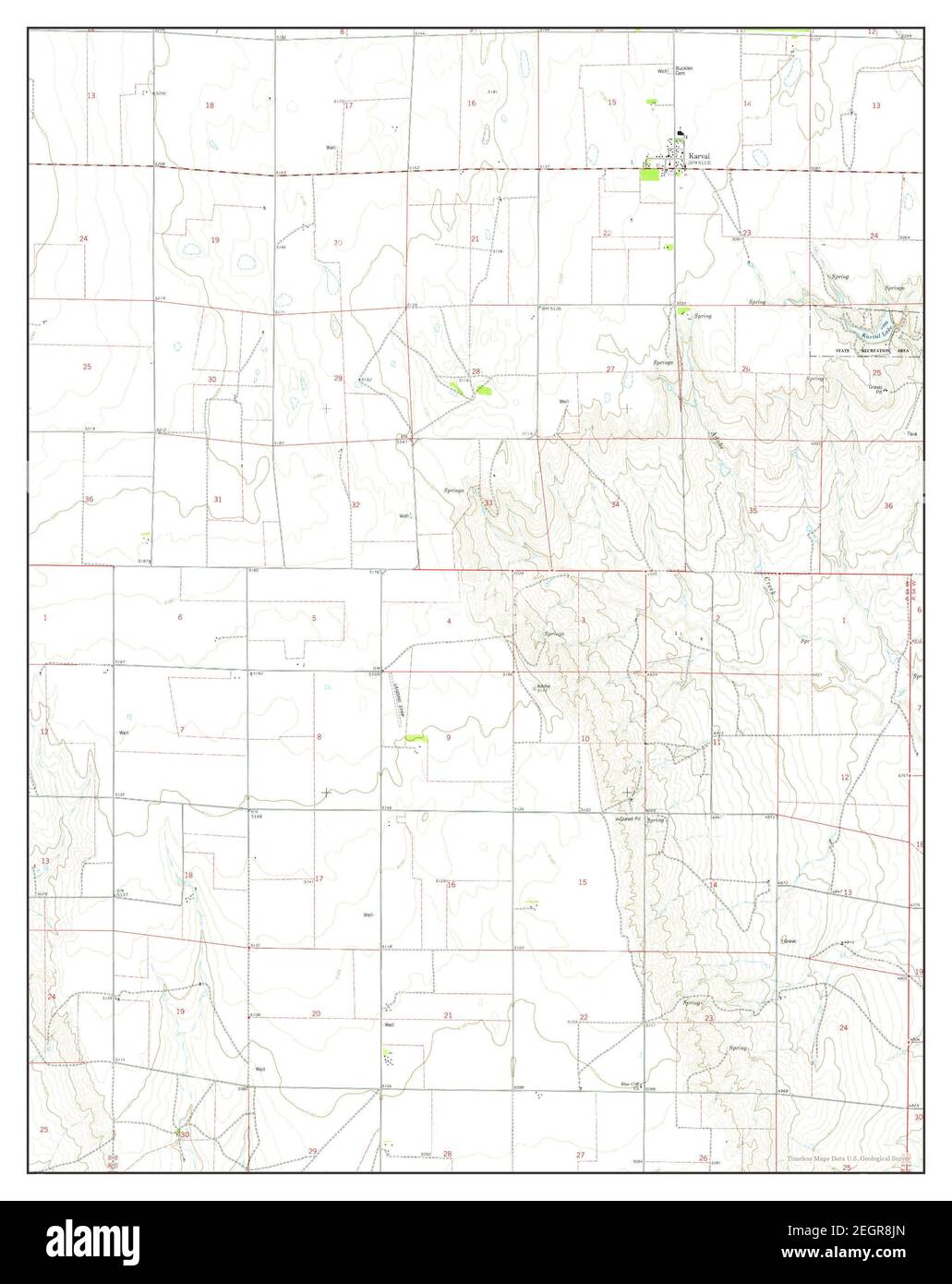 Karval, Colorado, map 1978, 124000, United States of America by