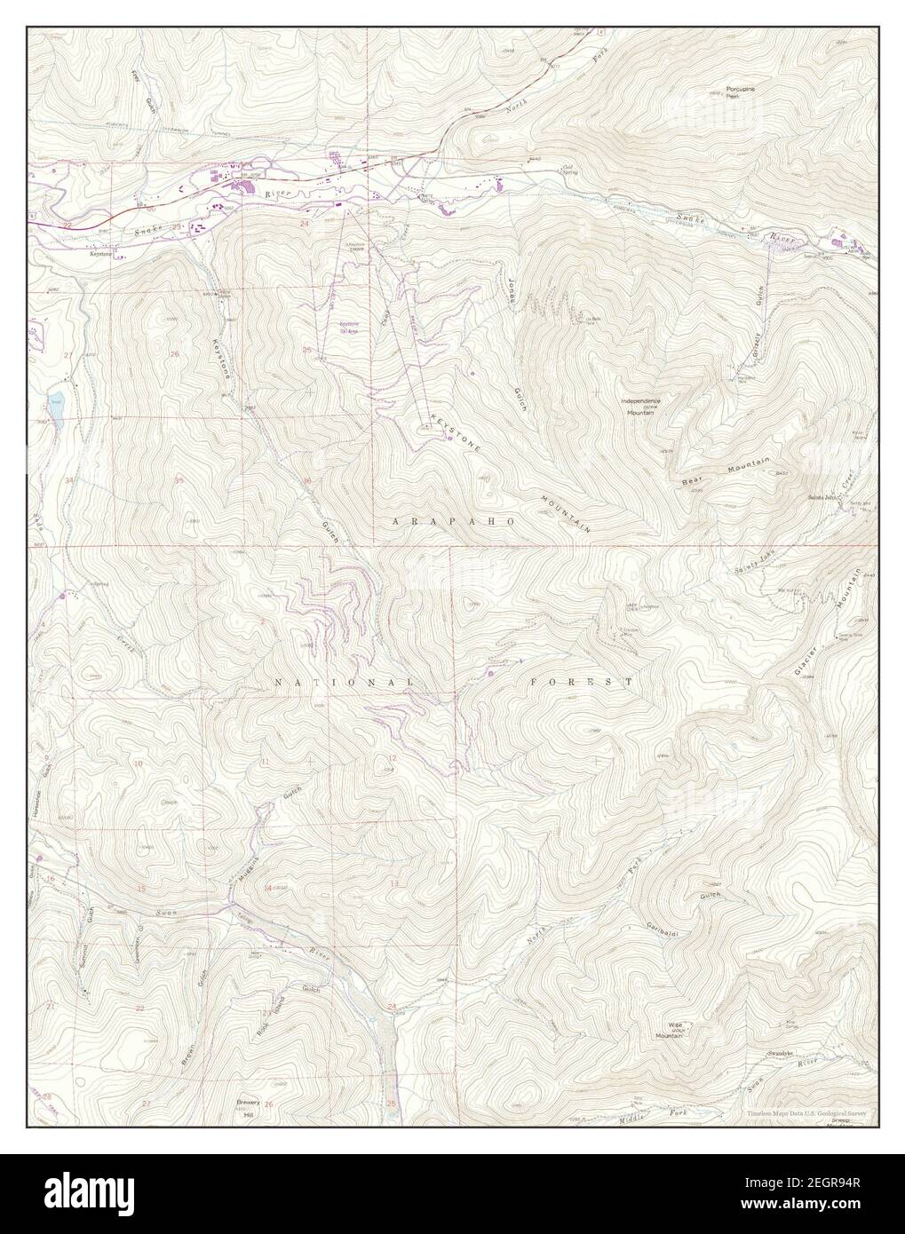 Keystone Colorado Map