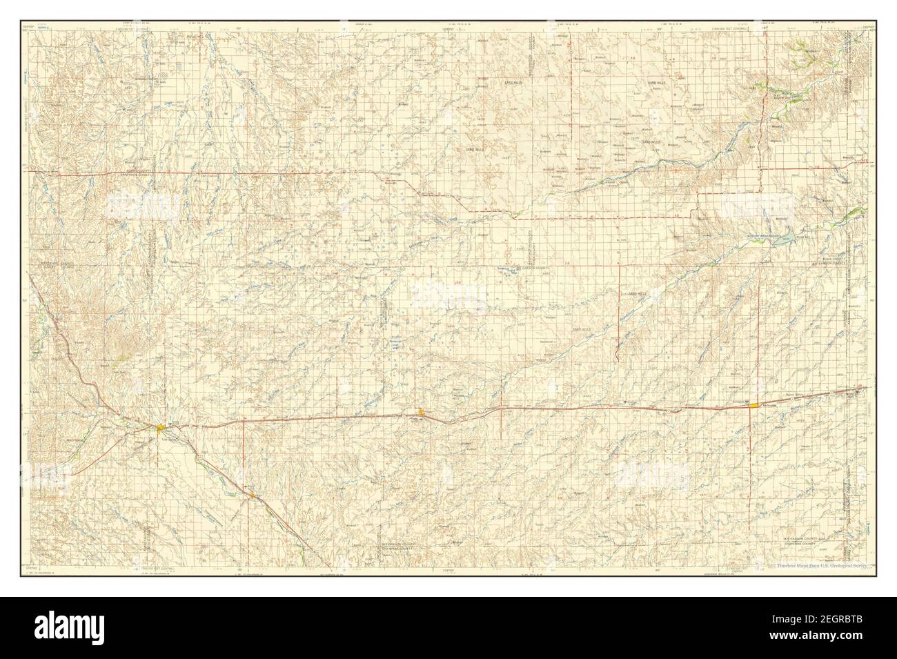 Limon, Colorado, map 1958, 1250000, United States of America by
