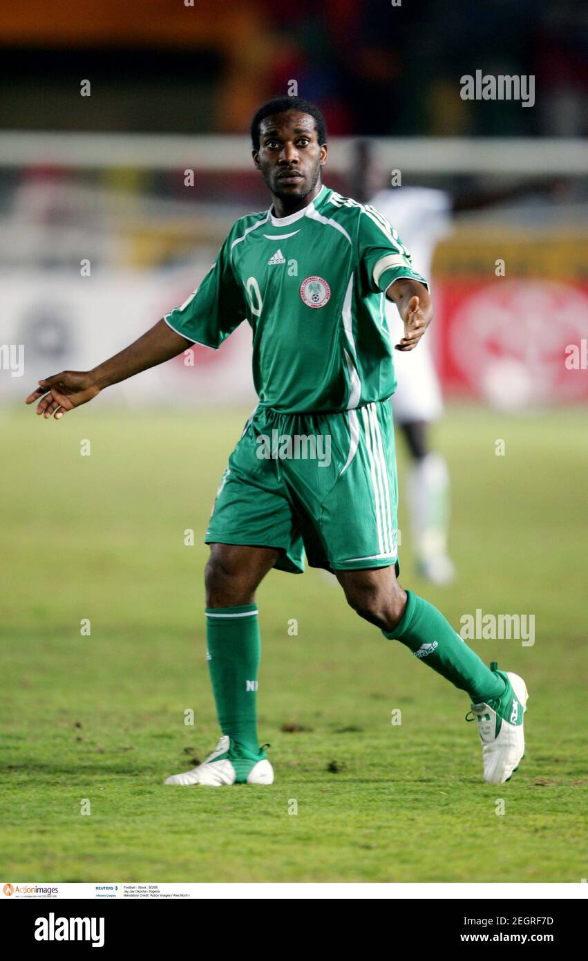 Football Stock 9 2 06 Jay Jay Okocha Nigeria Mandatory Credit Action Images Alex Morton Stock Photo Alamy