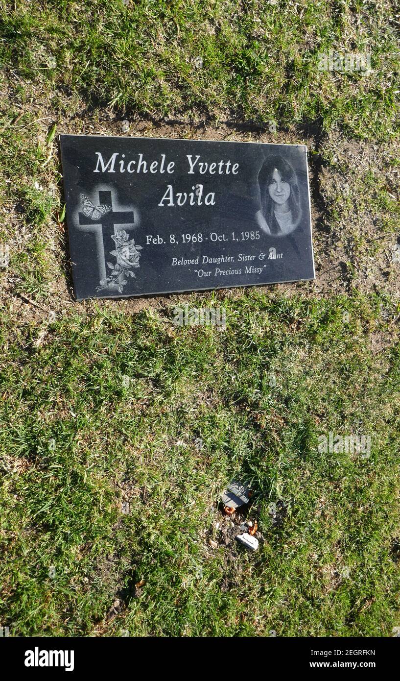 Mission Hills, California, USA 18th February 2021 A general view of atmosphere of actor Frank Faylen's Grave at San Fernando Mission Catholic Cemetery on February 18, 2021 in Mission Hills, California, USA. Photo by Barry King/Alamy Stock Photo Stock Photo
