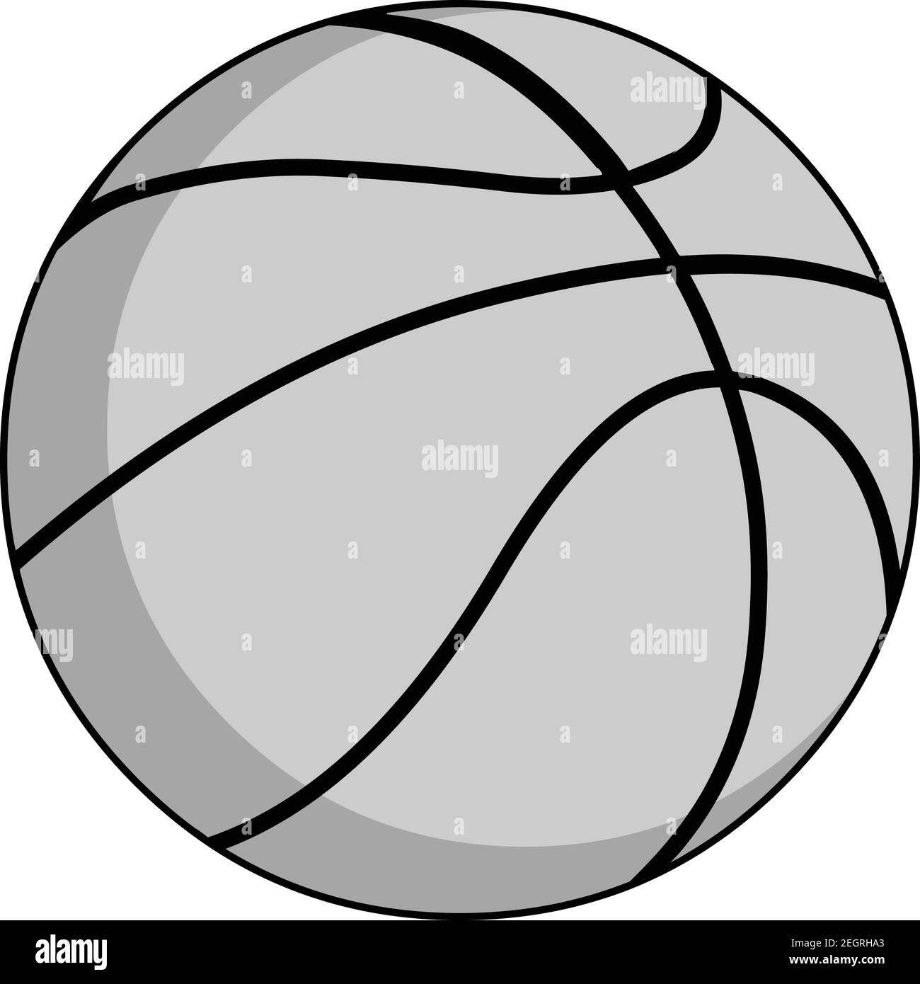 Basketball Ball stock illustration vector isolated in white background