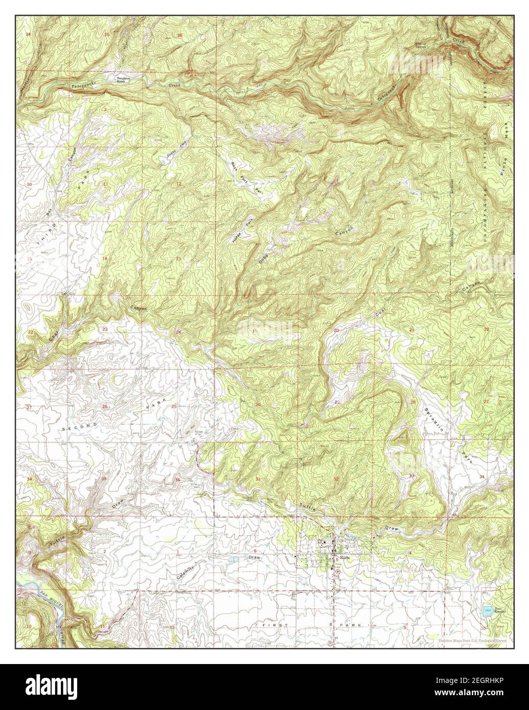 Map of nucla hires stock photography and images Alamy