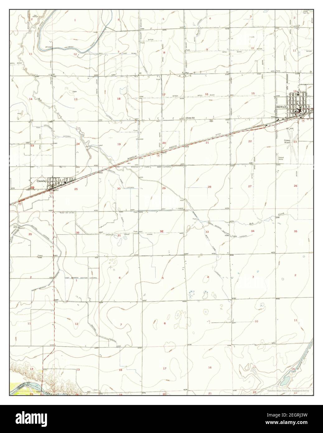 Ordway colorado map Cut Out Stock Images & Pictures Alamy