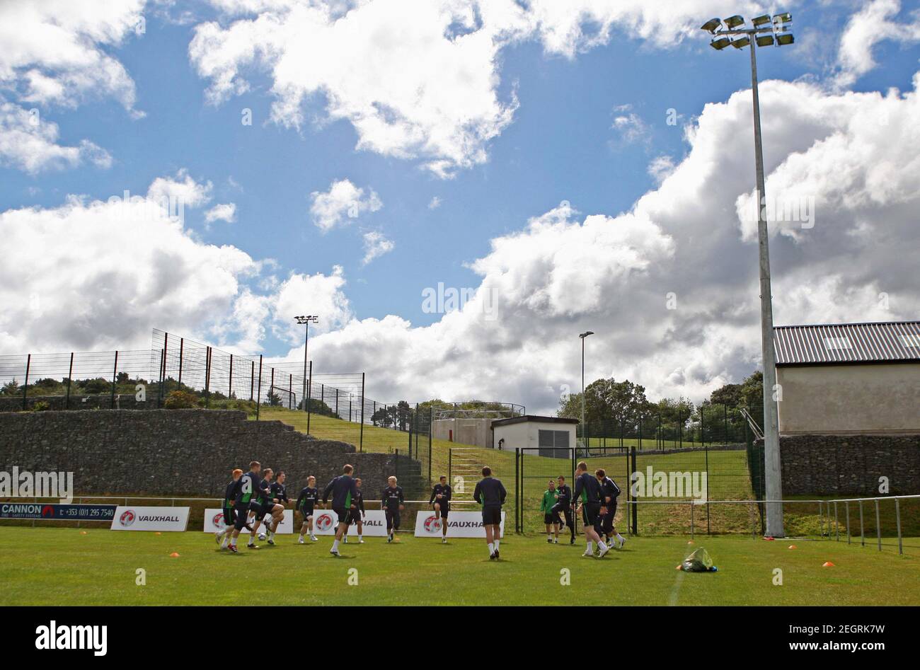 Football - Northern Ireland Training - Wayside Celtic FC, Dublin - 26/5/11  General view during training Mandatory Credit: Action Images / Peter  Cziborra Livepic Stock Photo - Alamy