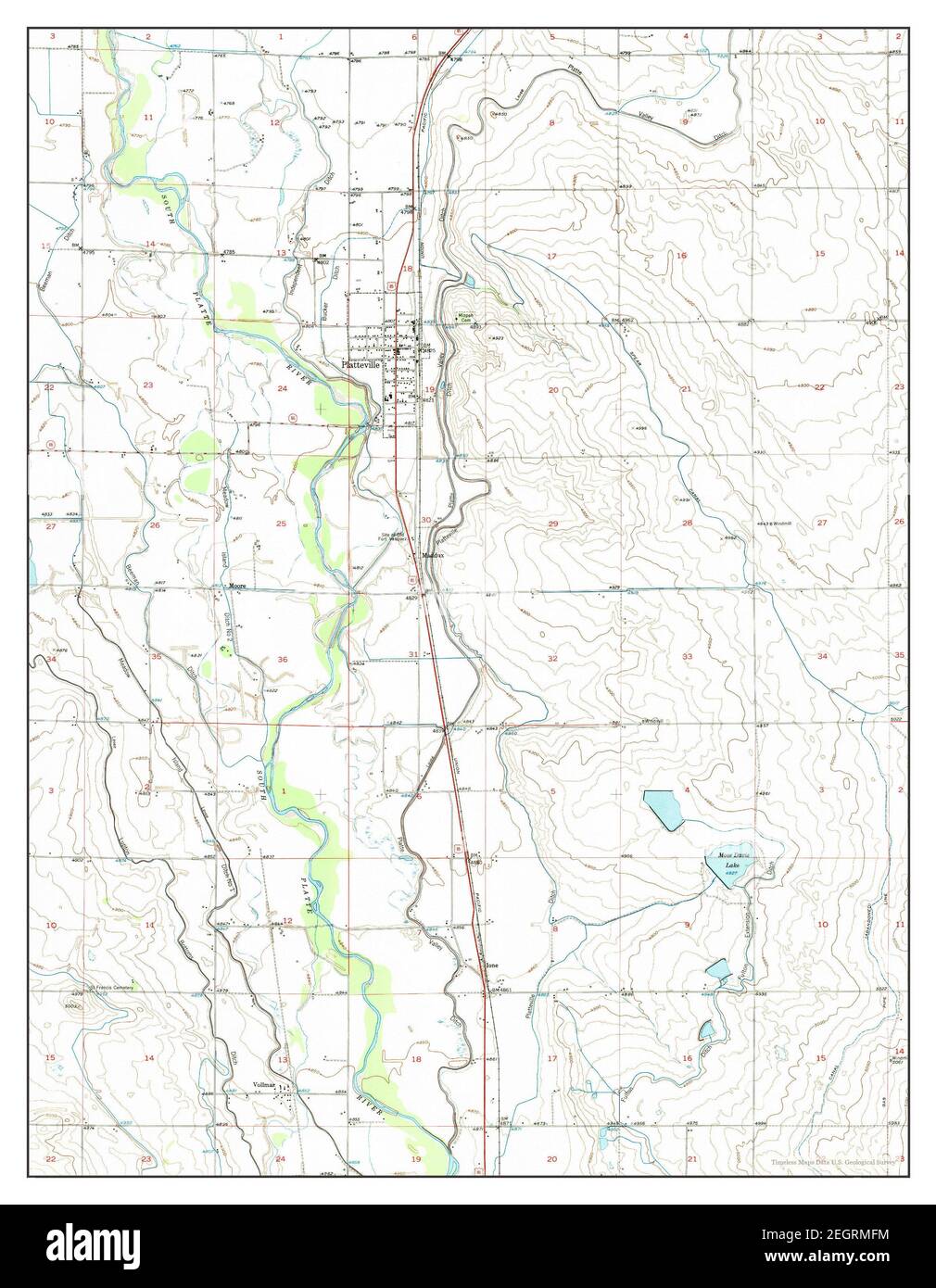 Map of platteville hi-res stock photography and images - Alamy