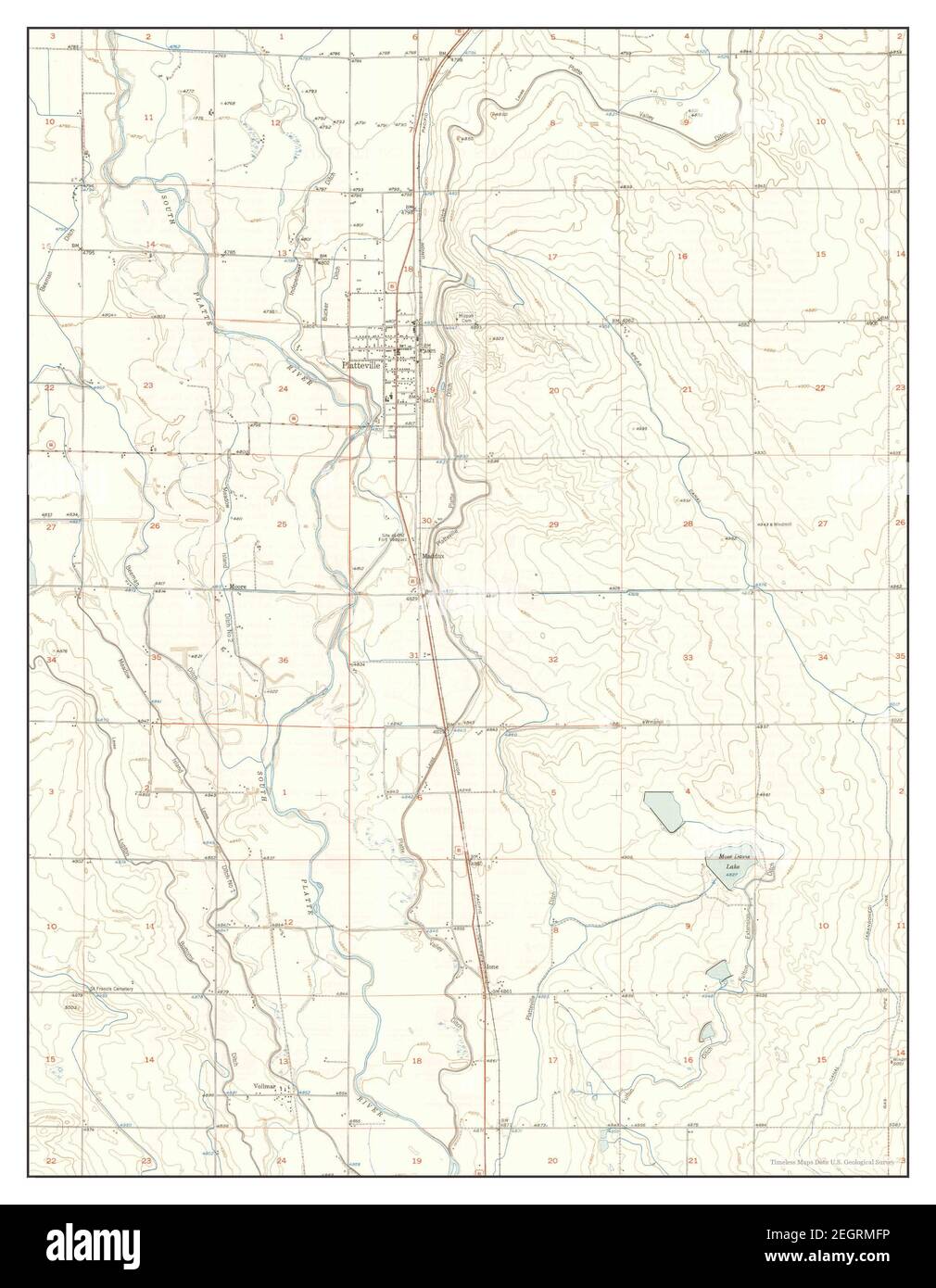 Map of platteville Cut Out Stock Images & Pictures Alamy