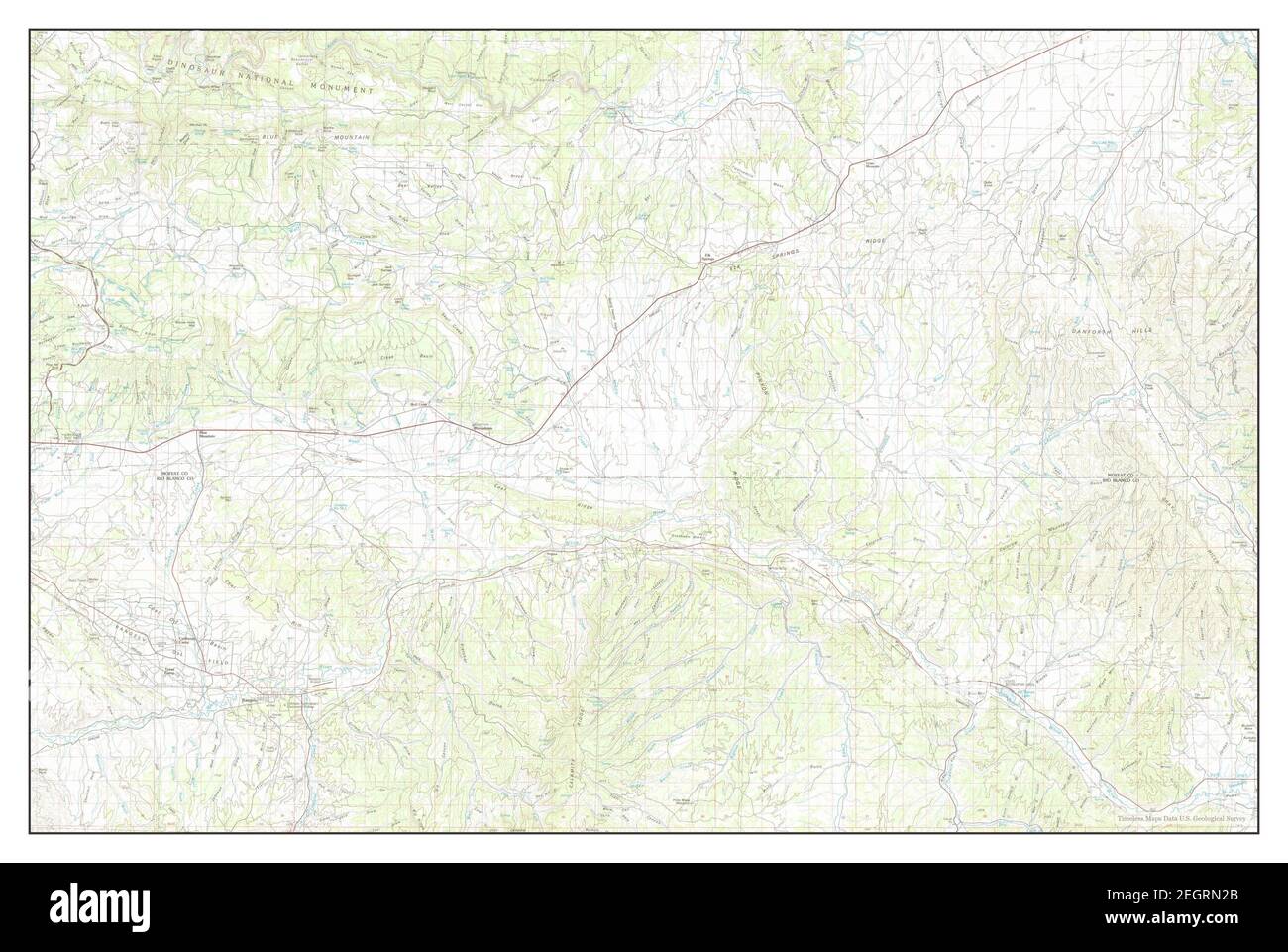 Rangely, Colorado, map 1979, 1100000, United States of America by