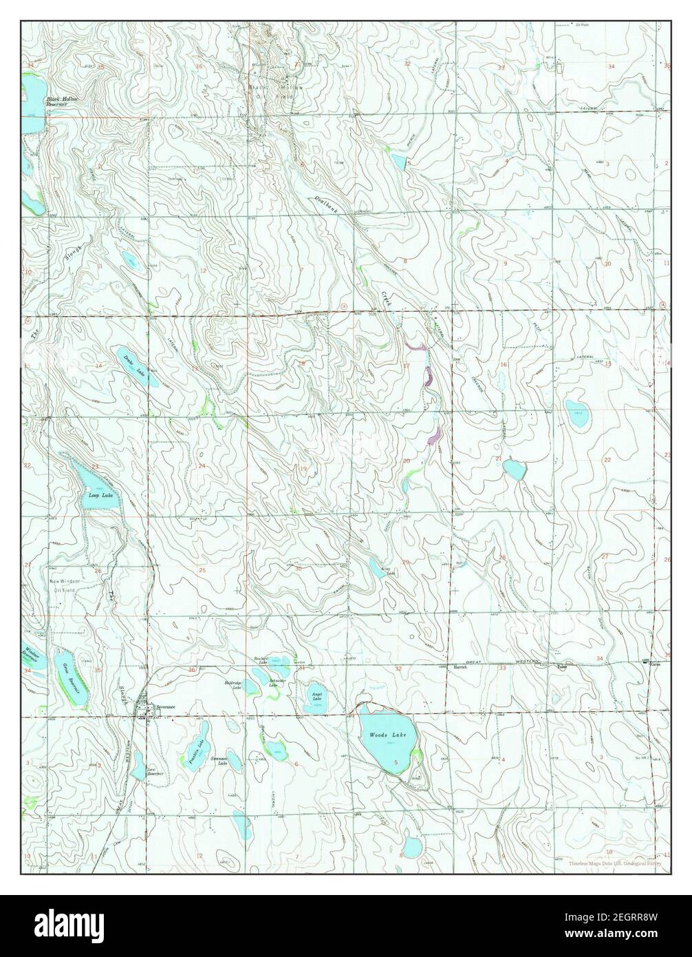Severance, Colorado, map 1960, 124000, United States of America by