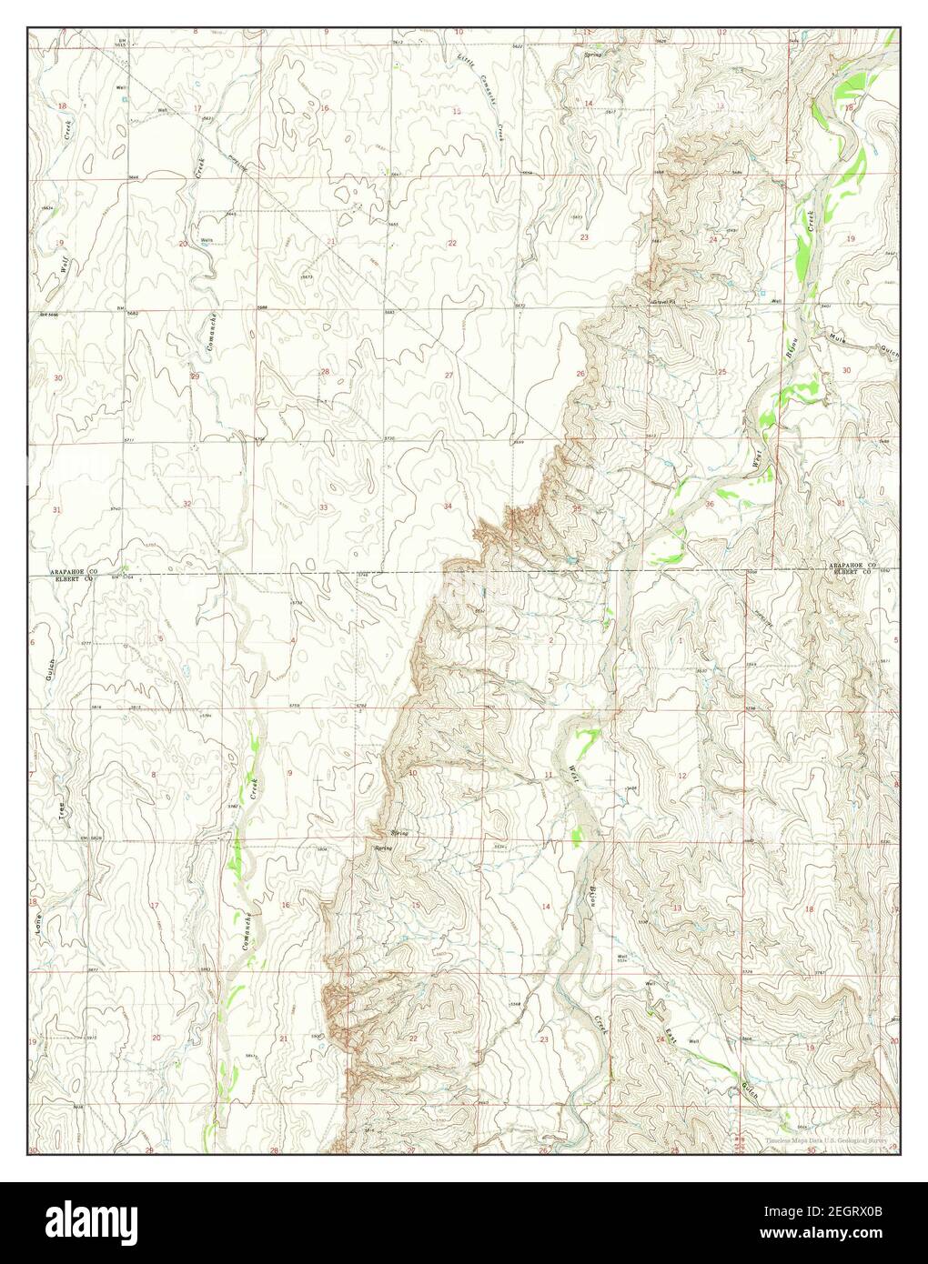 Strasburg SE, Colorado, map 1969, 124000, United States of America by