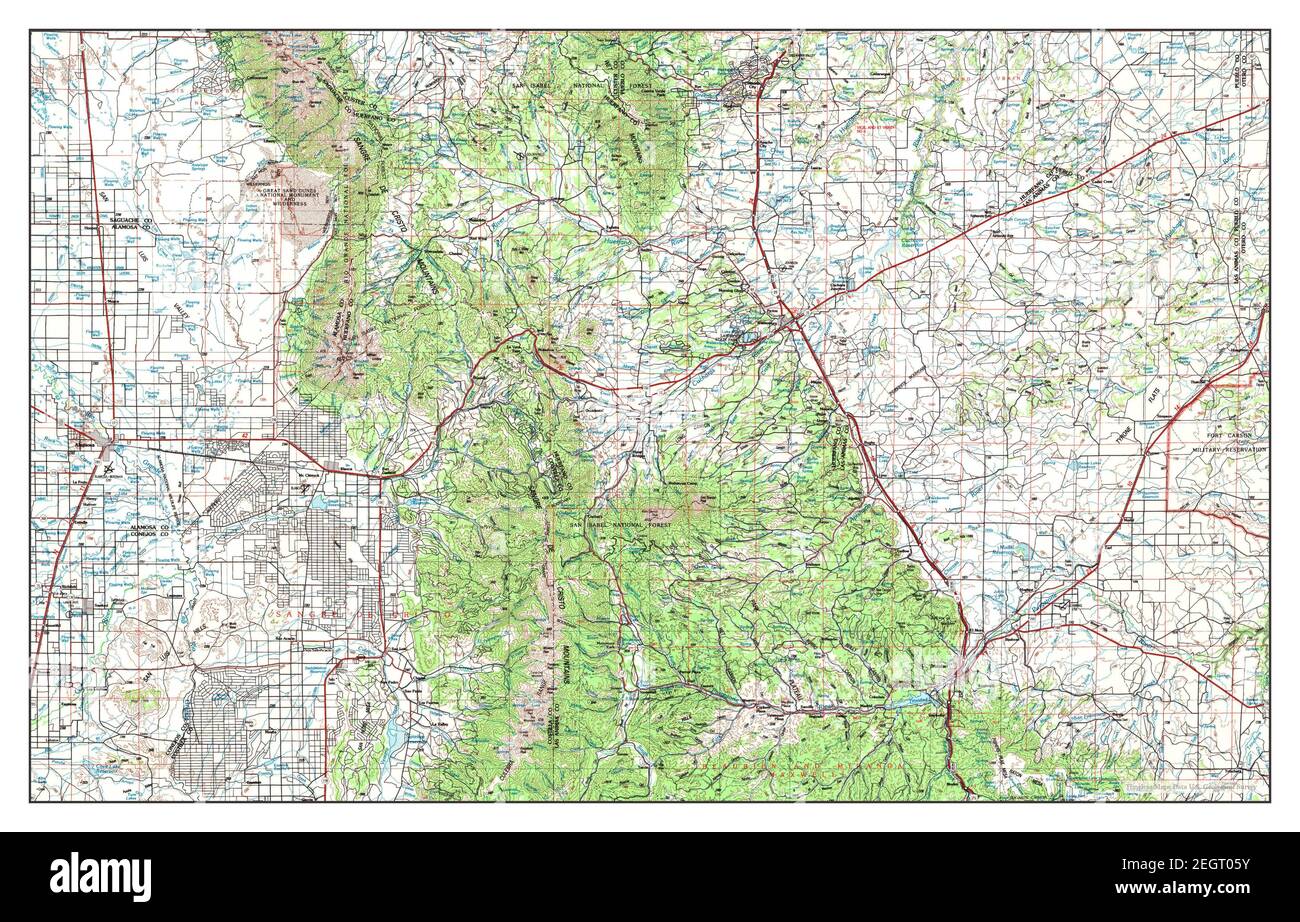 Trinidad, Colorado, map 1988, 1250000, United States of America by