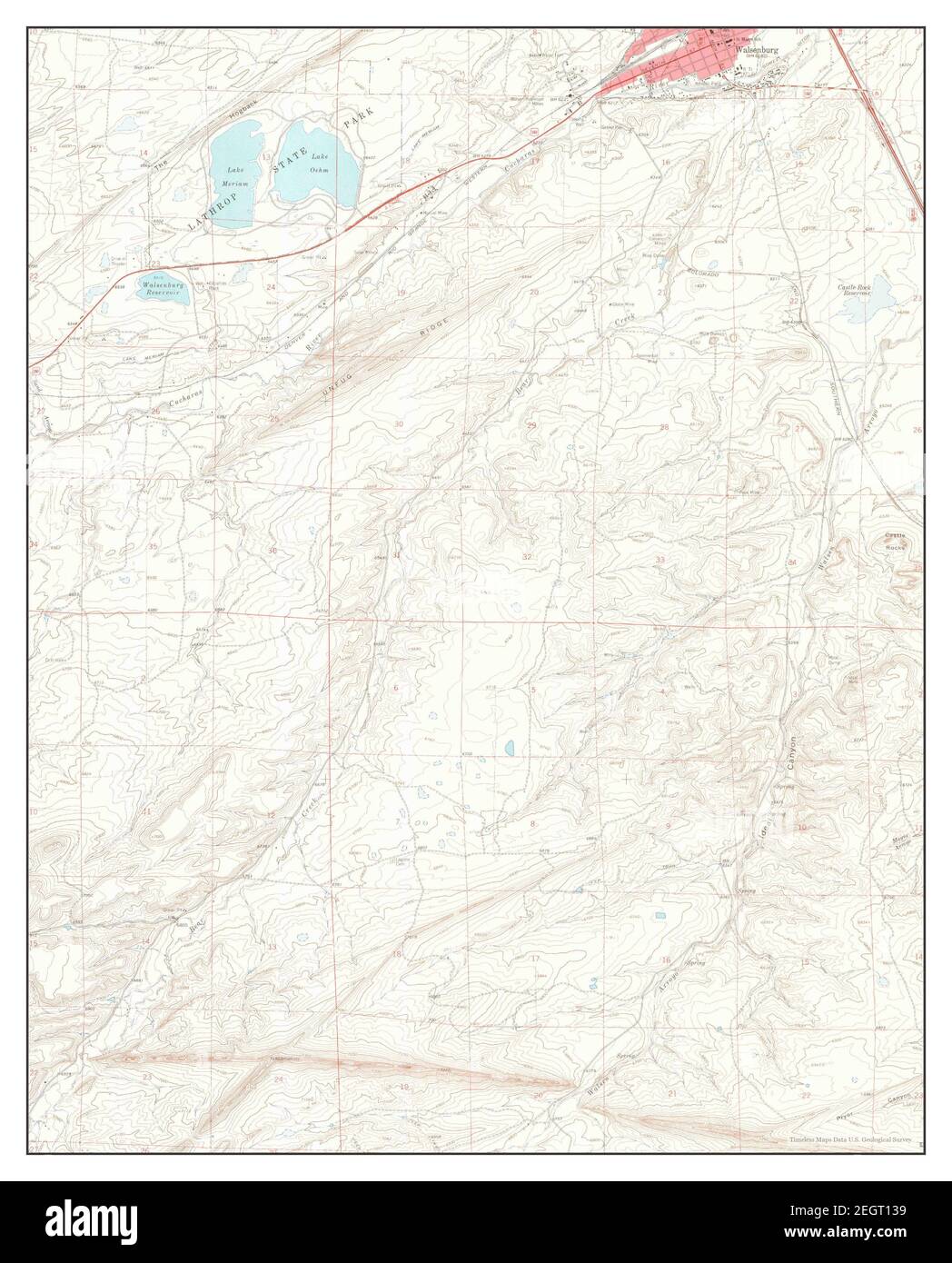 Map of walsenburg hires stock photography and images Alamy