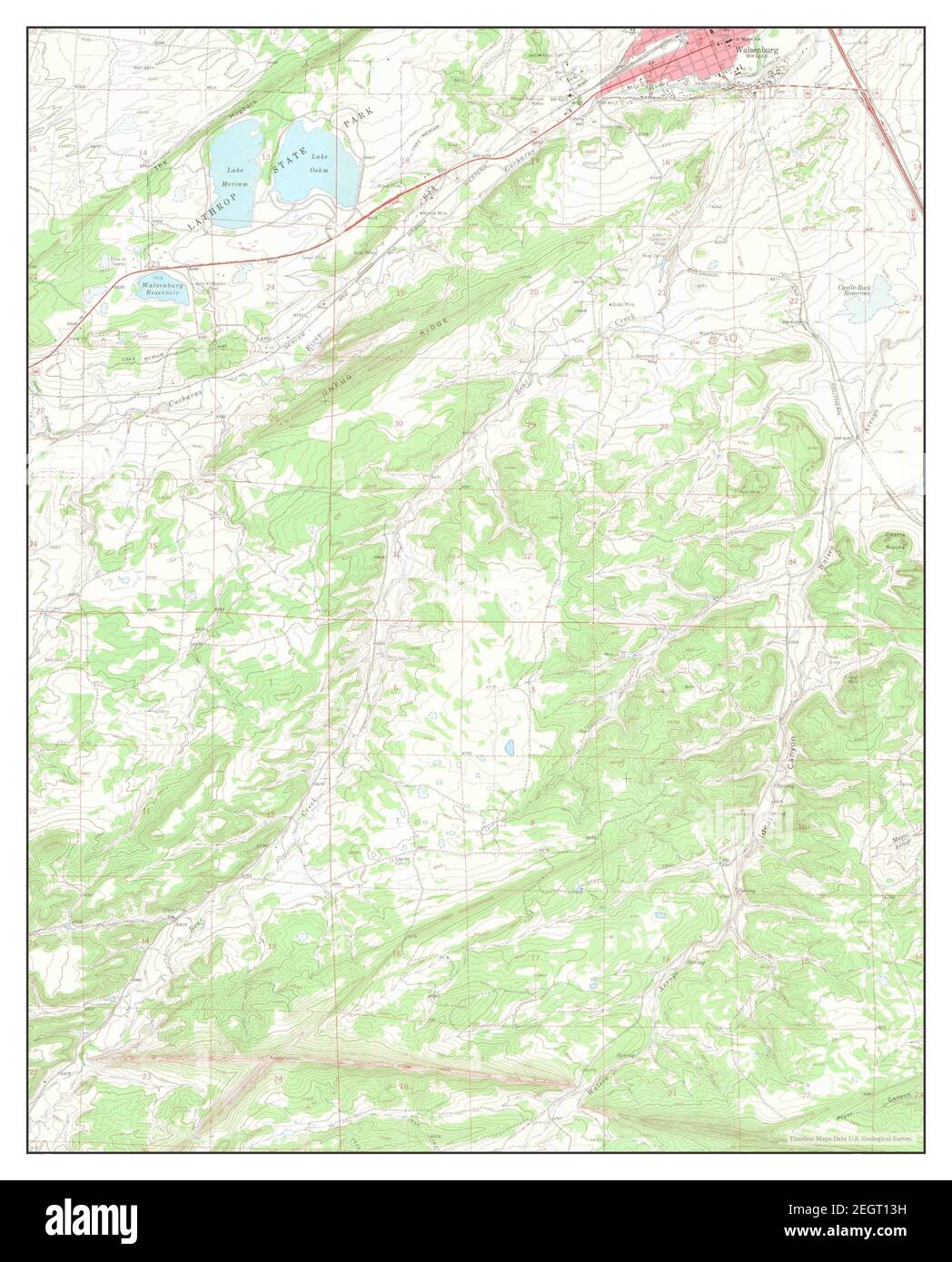 Map of walsenburg hires stock photography and images Alamy