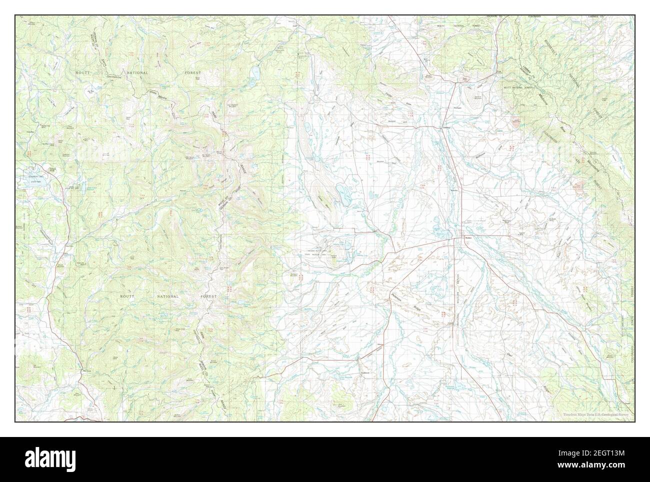 Map of walden hires stock photography and images Alamy