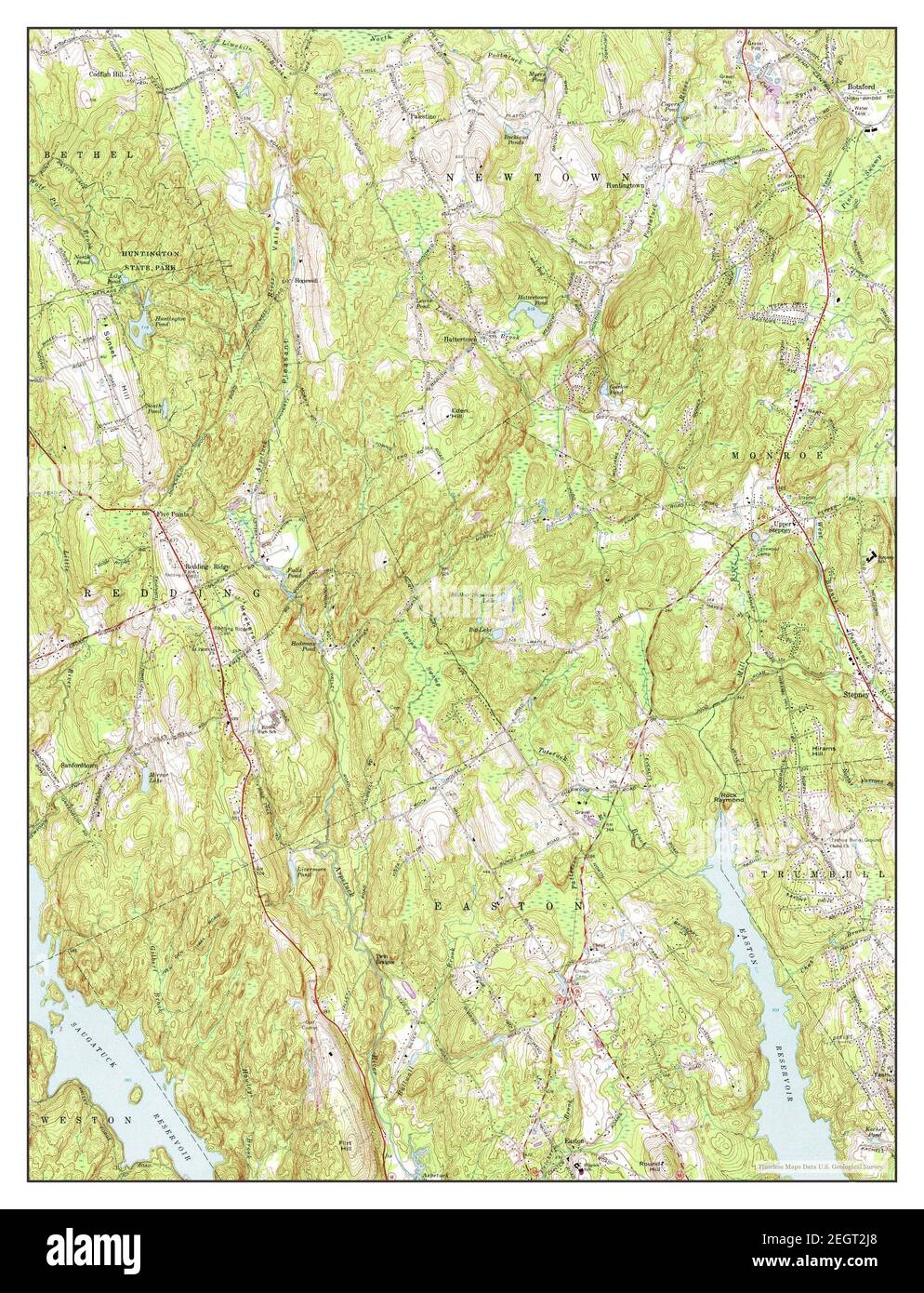 Botsford, Connecticut, map 1969, 1:24000, United States of America by ...