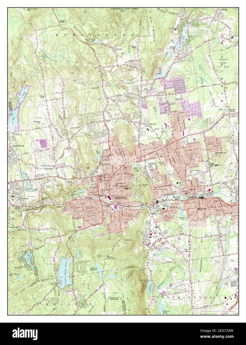 Bristol connecticut map Cut Out Stock Images & Pictures Alamy