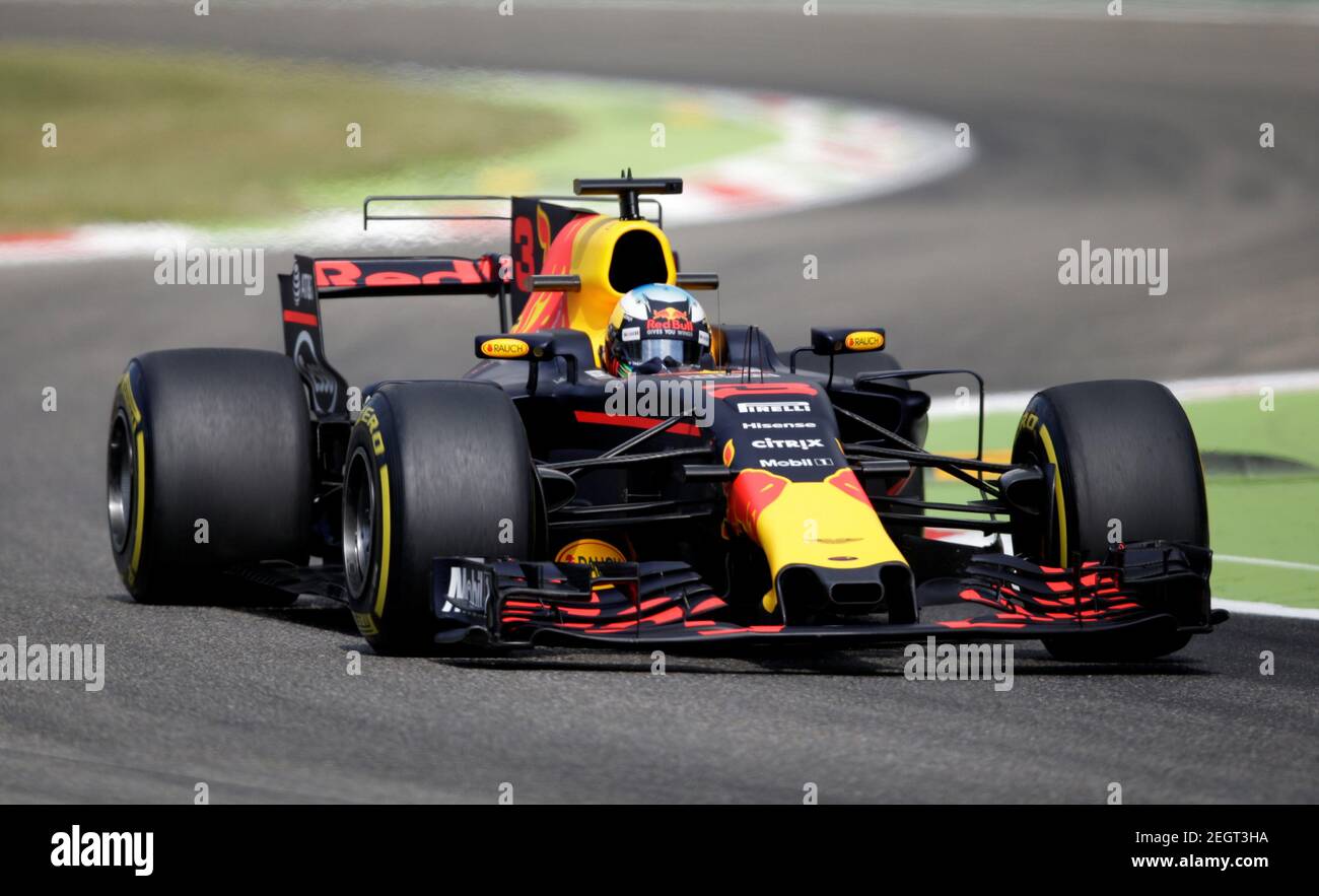 Formula One - F1 - Italian Grand Prix 2017 - Monza, Italy - September 1,  2017 Red Bull's Daniel Ricciardo during practice REUTERS/Max Rossi Stock  Photo - Alamy