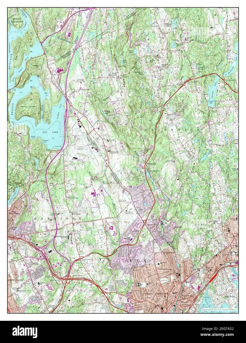 Map of glenville hires stock photography and images Alamy