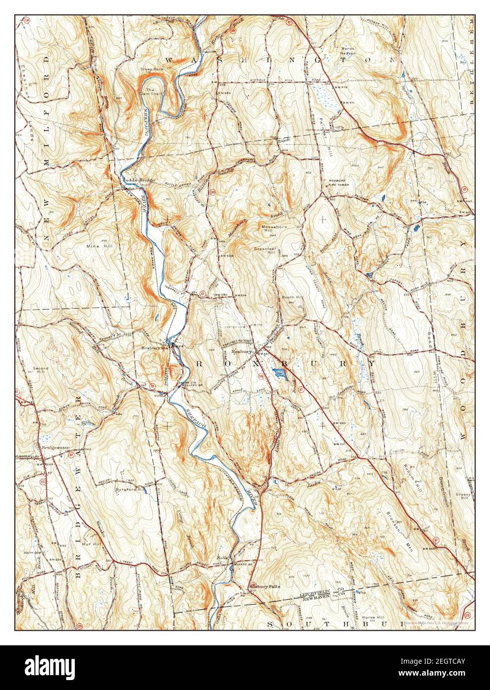 Roxbury map hires stock photography and images Alamy