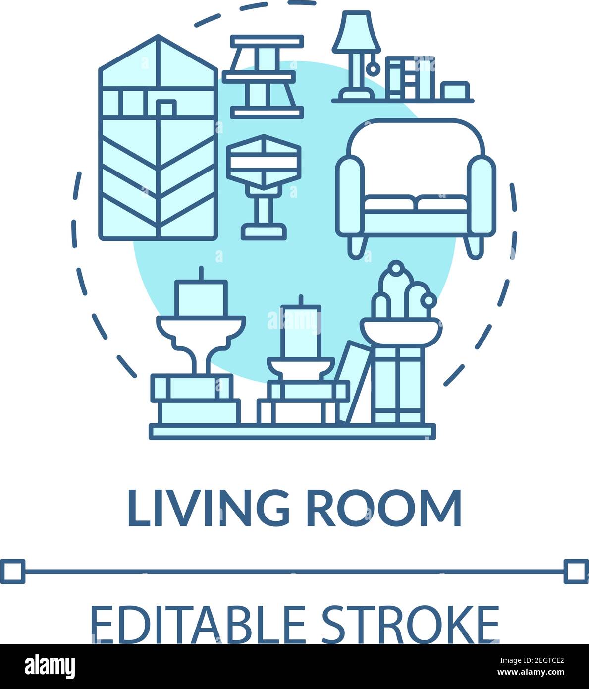 Lounge concept icon Stock Vector Image & Art - Alamy