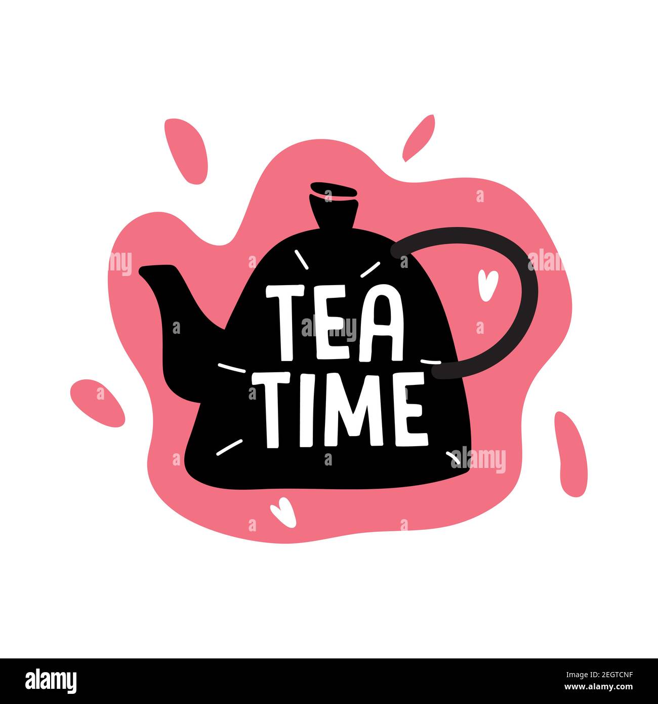 Premium Vector | Tea time labels