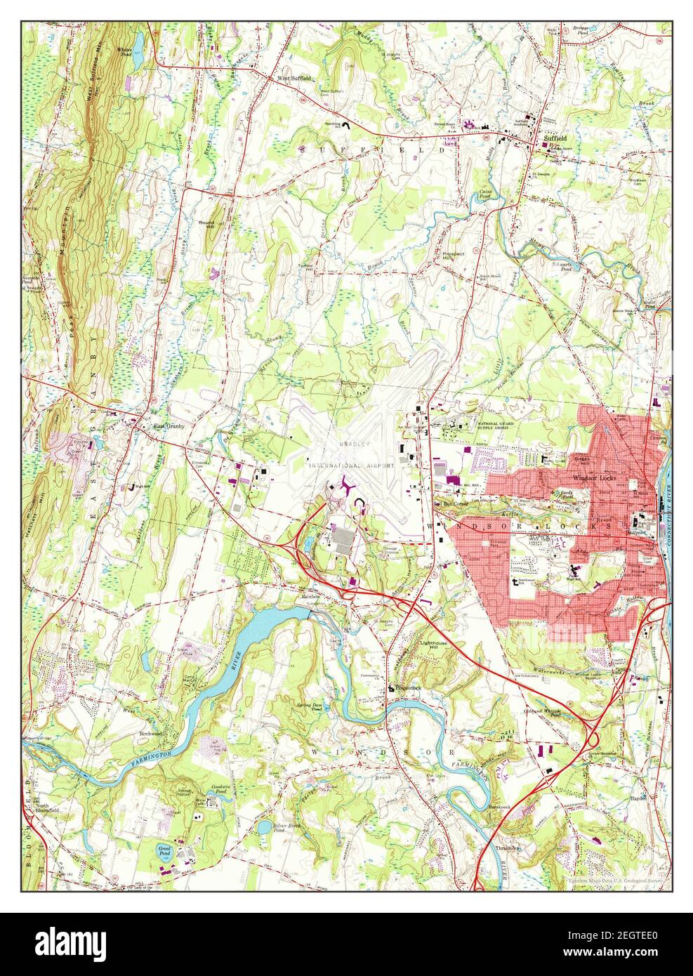 Windsor Locks Ct Map Windsor Locks, Connecticut, Map 1964, 1:24000, United States Of America By  Timeless Maps, Data U.s. Geological Survey Stock Photo - Alamy
