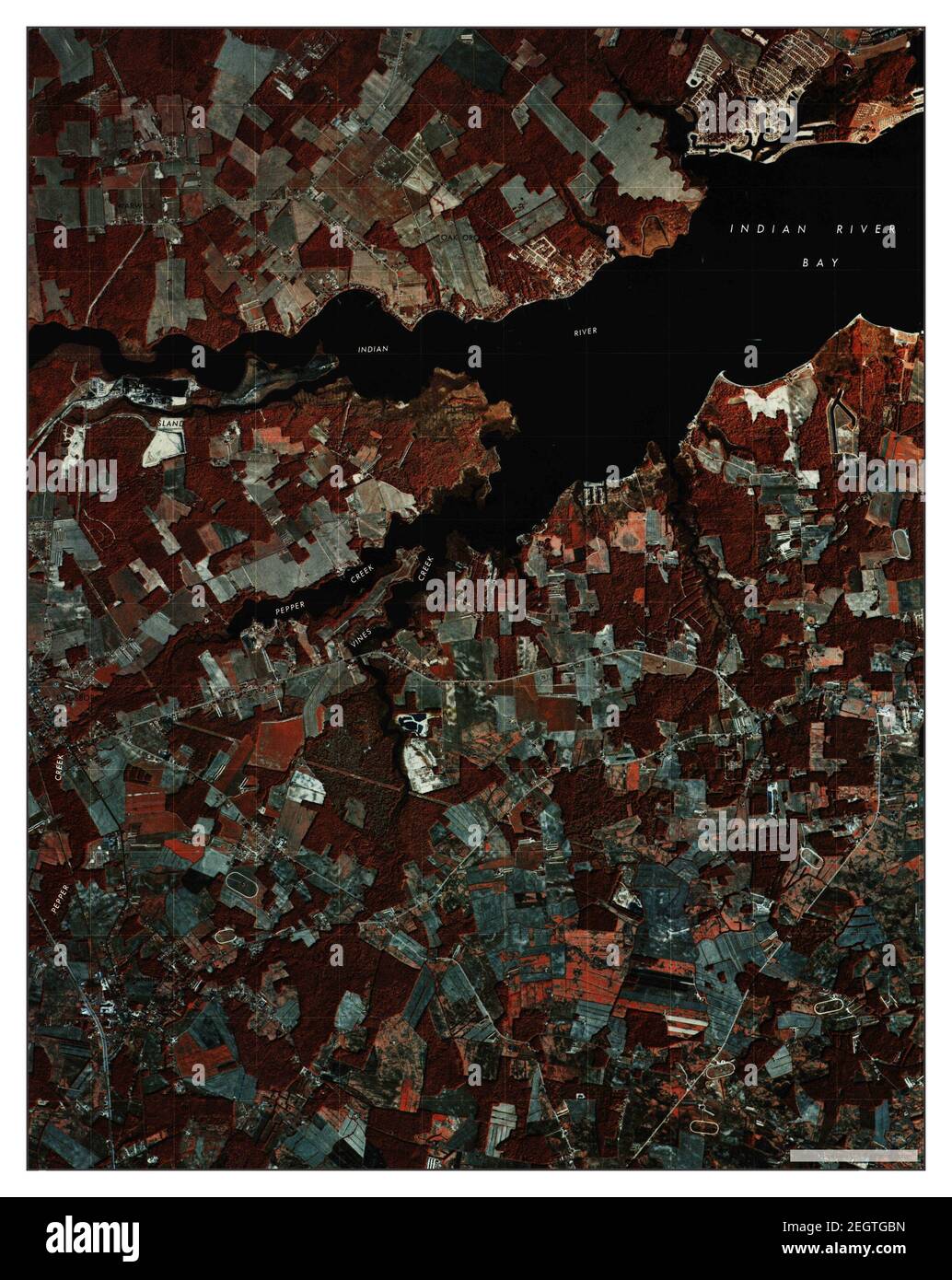 Frankford, Delaware, map 1980, 125000, United States of America by