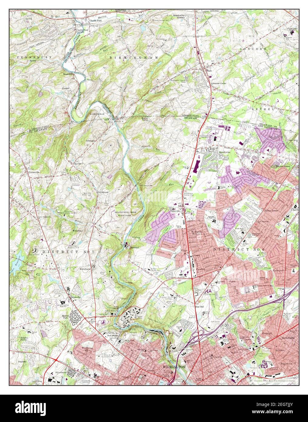 Wilmington North Delaware map - Wilmington North Delaware Map 1967 124000 United States Of America By Timeless Maps Data Us Geological Survey 2EGTJJY